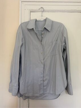 Reformation blue Button-Down Shirt